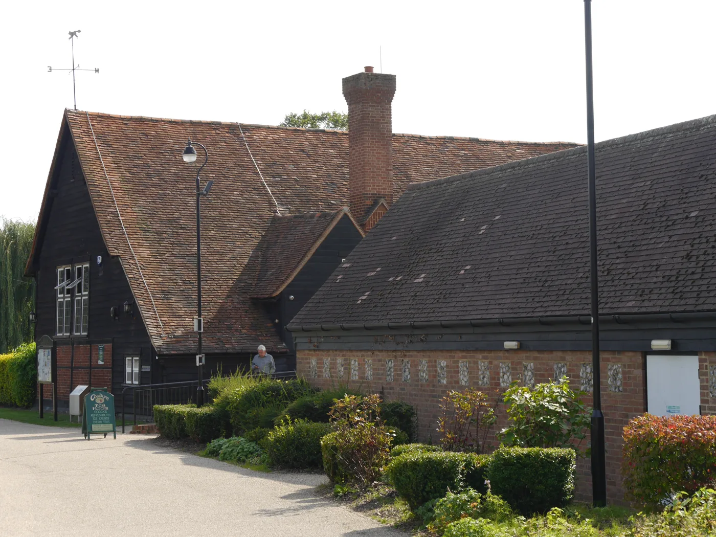 The Great Barn at Manor Farm, Ruislip. Its Tudor neighbour, Manor Farm House, holds a free pumpkin trail on 29 and 31 October
