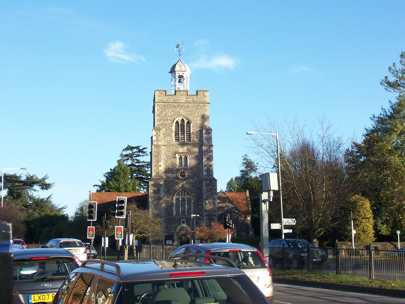 St John the Baptist's Church at Hillingdon Hill, on the corner of Royal Lane and the Uxbridge Road, where the Remembrance parade sets off at 10.50am
